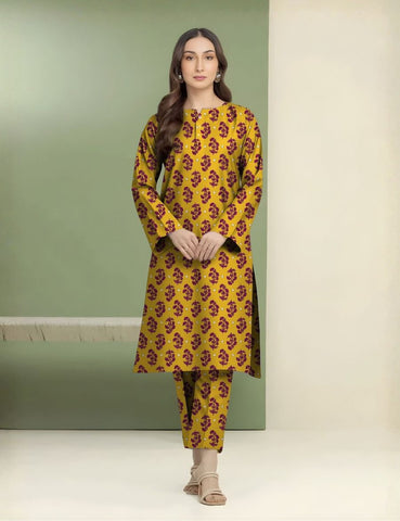 Unstitched Edenrobe Allure Printed Khaddar 2-Pc 08