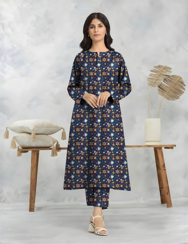 Unstitched Edenrobe Allure Printed Khaddar 2-Pc 06