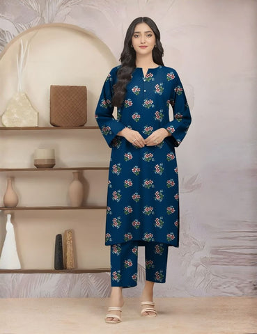 Unstitched Edenrobe Allure Printed Khaddar 2-Pc 09