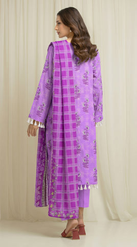 Edenrobe Printed Lawn 3PC C-36551