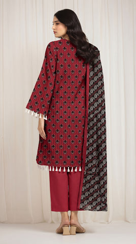 Edenrobe Printed Lawn 3PC C-37833