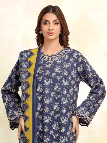 Edenrobe Printed Lawn 3PC C-30194