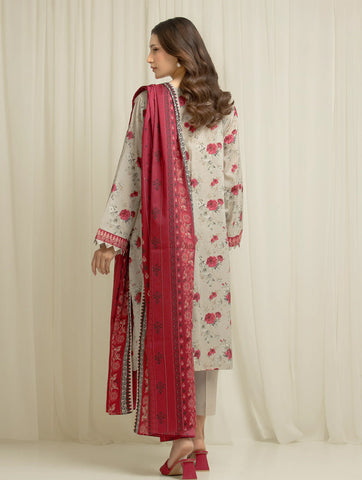 Edenrobe Printed Lawn 3PC C-36599