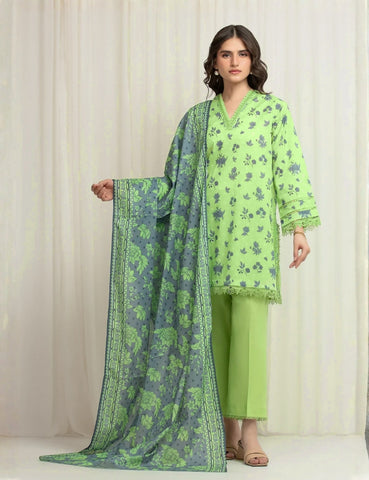 Edenrobe Printed Lawn 3PC C-36650