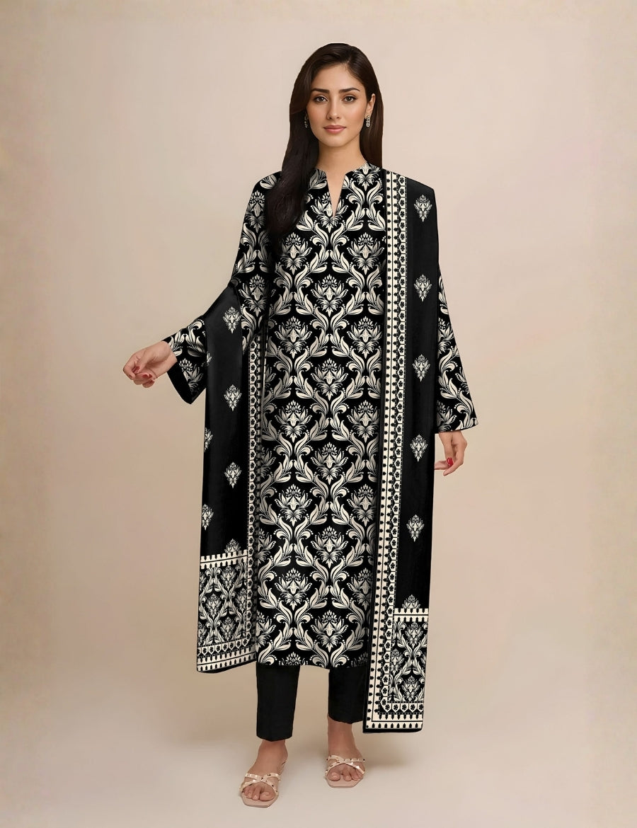 Edenrobe Printed Lawn 3PC C-37831