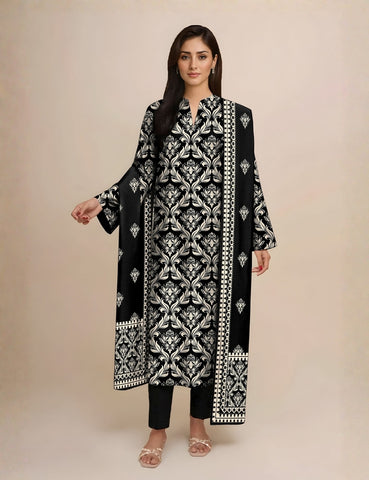 Edenrobe Printed Lawn 3PC C-37831