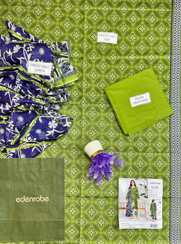 Edenrobe Printed Lawn Suit 3pc 28461