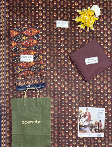 Edenrobe Printed Lawn Suit 3pc 29719