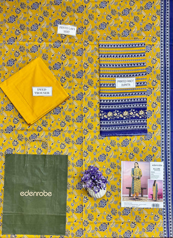 Edenrobe Printed Lawn Suit 3pc 35036