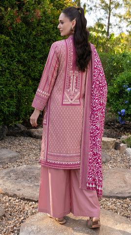 Gul Ahmed Printed Lawn Suit 3pc CL-7357