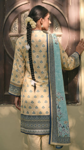 Gul Ahmed Printed Lawn Suit 3pc CL-7359