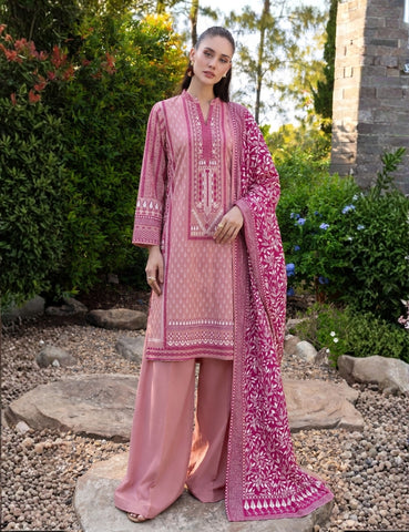 Gul Ahmed Printed Lawn Suit 3pc CL-7357