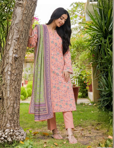 Gul Ahmed Printed Lawn Suit 3pc CL-7363