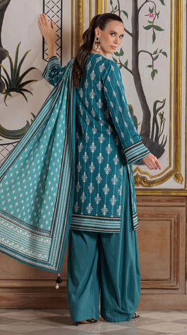 Gul Ahmed Printed Lawn Suit 3pc CL-7358
