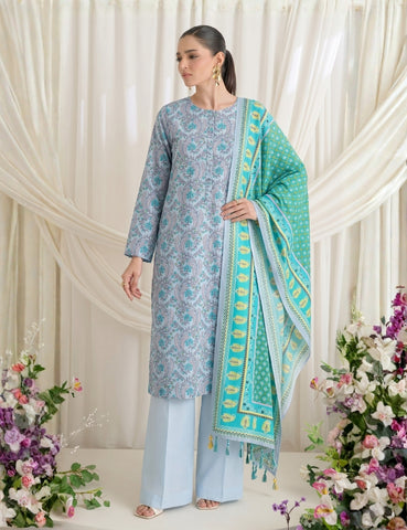 Gul Ahmed Printed Lawn Suit 3pc CL-7361