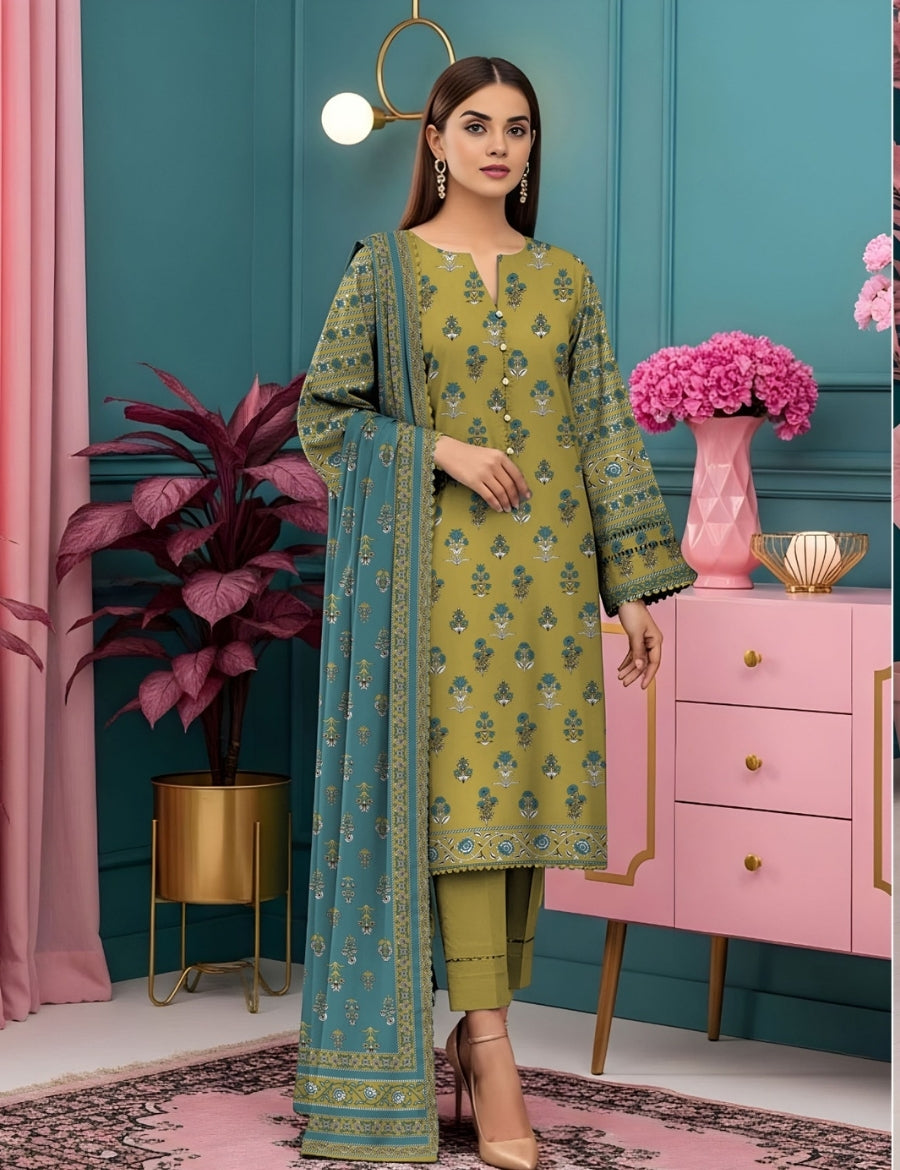 Jofa Printed Lawn 3PC JF-7227