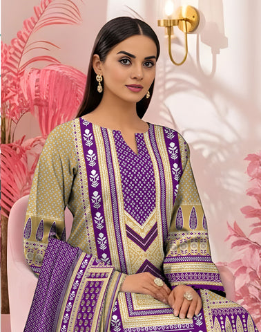Jofa Printed Lawn 3PC JF-7224