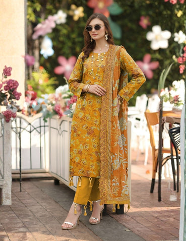 Kayseria Printed Lawn 3PC E-7540