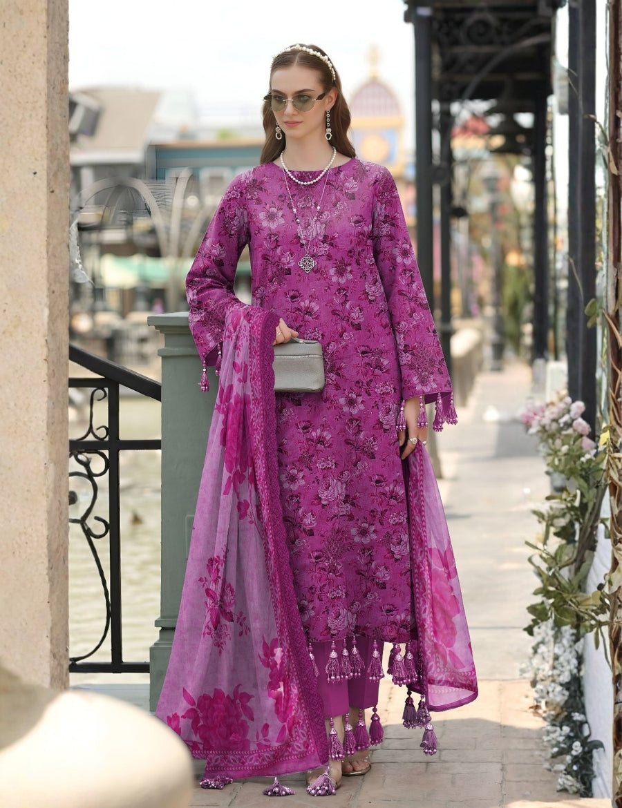 Kayseria Printed Lawn 3PC E-7537