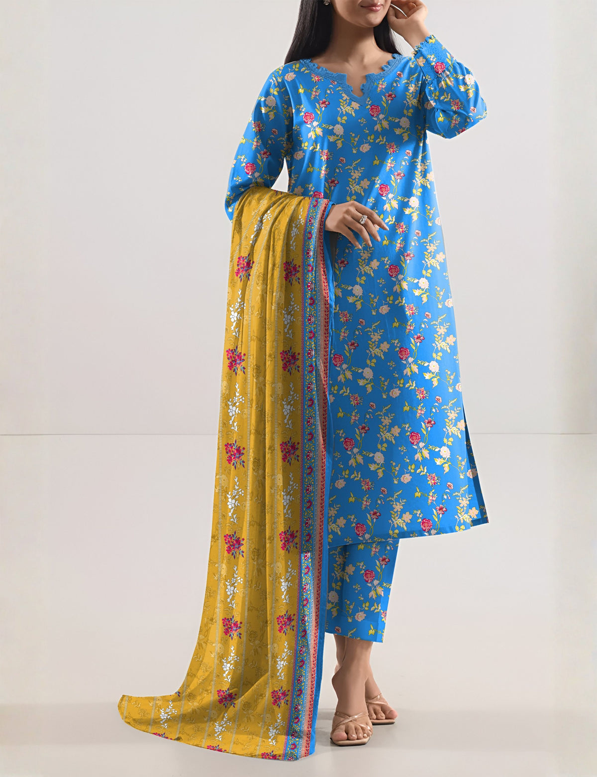 kayseria khaddar 3pc