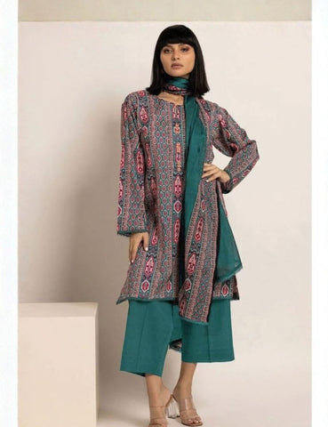 Unstitched Khaadi Printed Viscose 3-Pc ALA230806