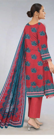Unstitched Khaadi Printed Viscose 3-Pc ALA230807