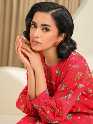 Unstitched Limelight Printed Linen 2-Pc 01