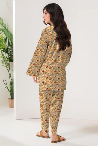 Unstitched Limelight Printed Linen 2-Pc 02
