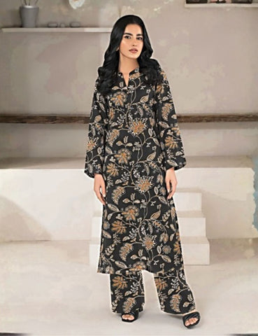 Unstitched Limelight Printed Linen 2-Pc 05