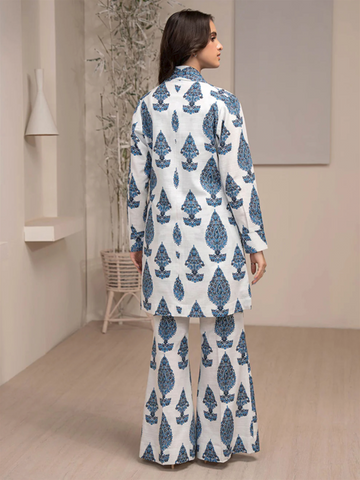 Unstitched Limelight Printed Linen 2-Pc 04
