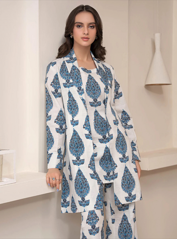 Unstitched Limelight Printed Linen 2-Pc 04