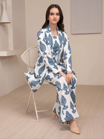 Unstitched Limelight Printed Linen 2-Pc 04