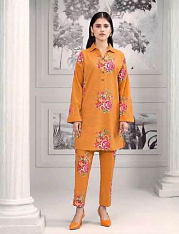 Unstitched Limelight Printed Linen 2-Pc 09
