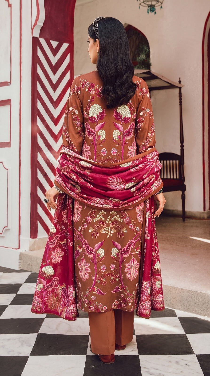 Maria B Unstitched Printed Lawn 3-Piece