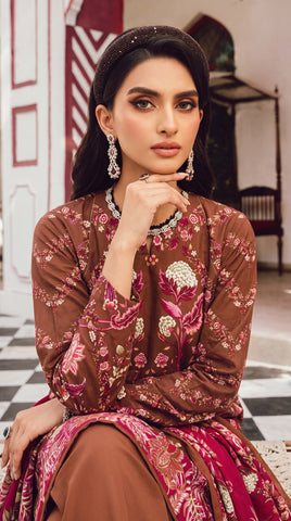 Maria B Unstitched Printed Lawn 3-Piece