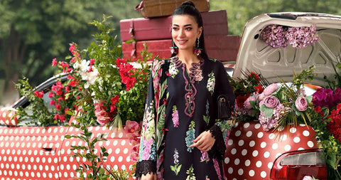 Maria B Unstitched Printed Lawn 3-Piece
