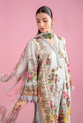 Maria B Unstitched Printed Lawn 3-Piece