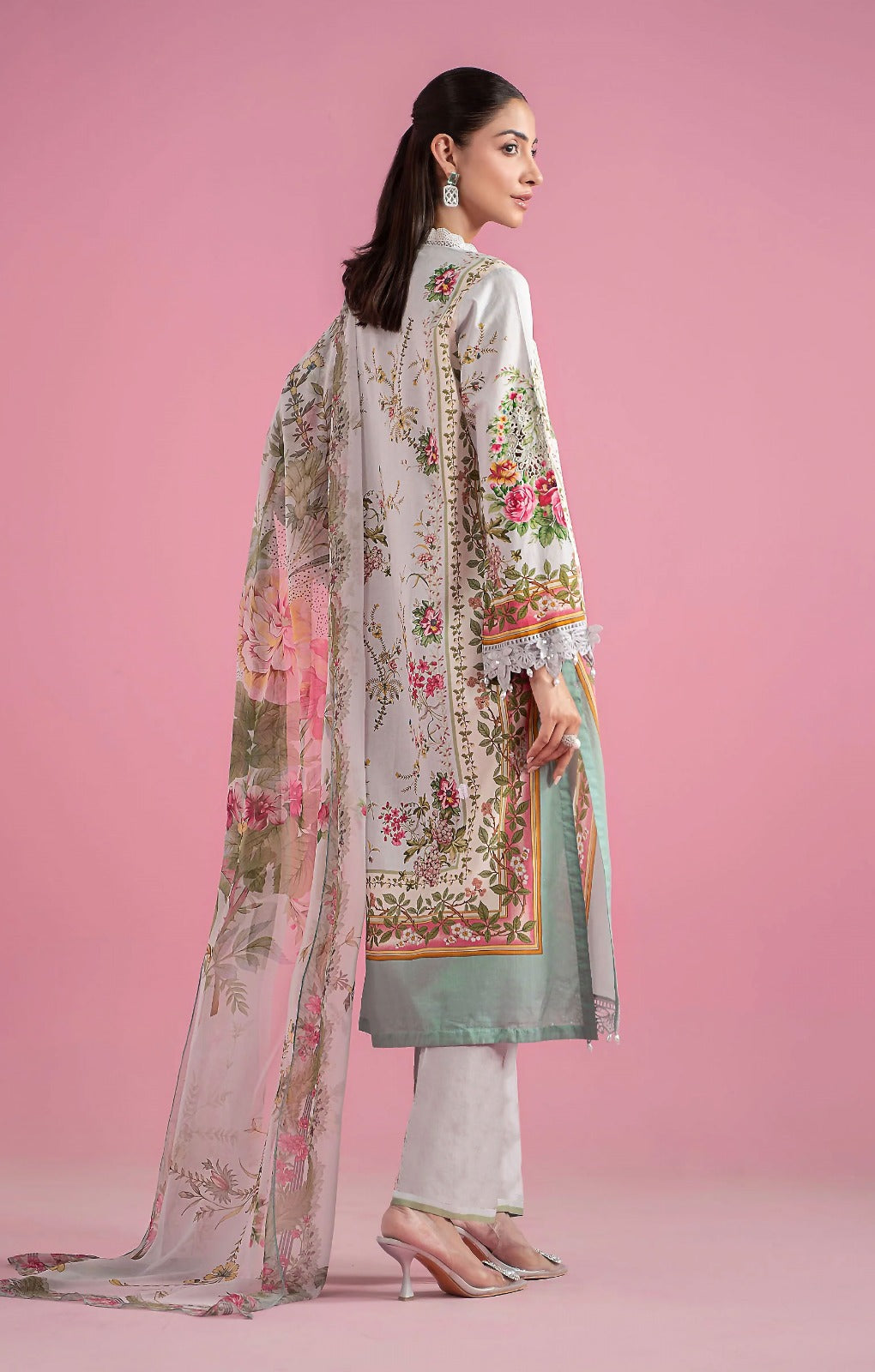 Maria B Unstitched Printed Lawn 3-Piece