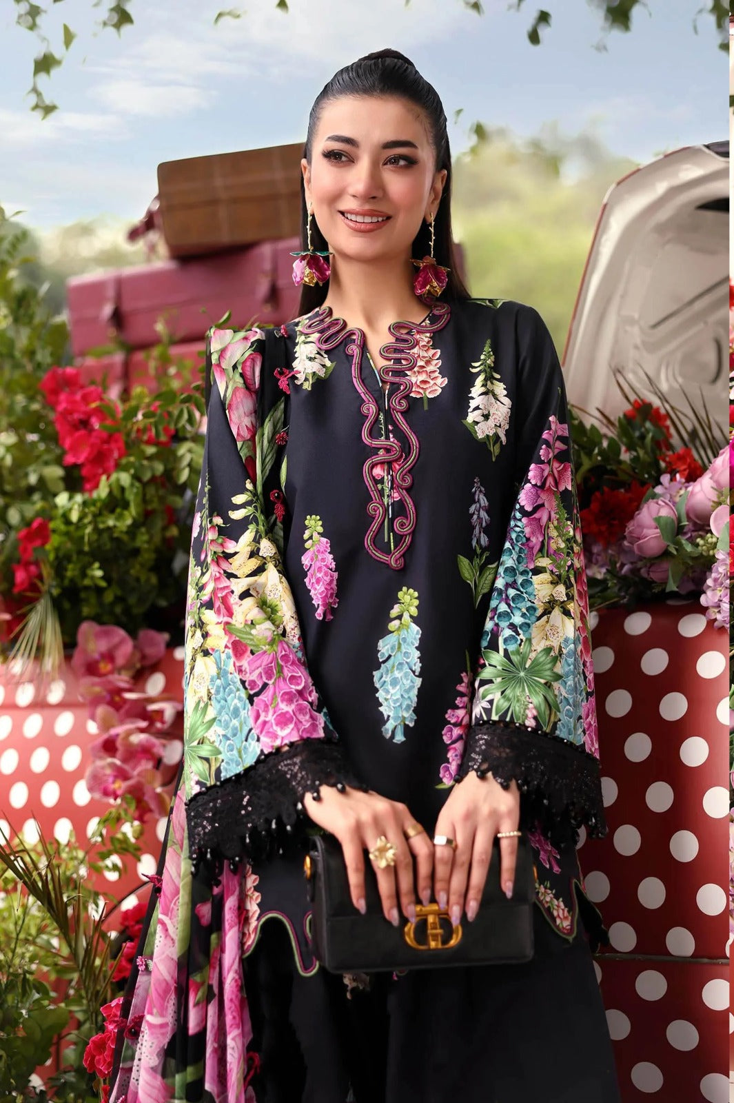 Maria B Unstitched Printed Lawn 3-Piece