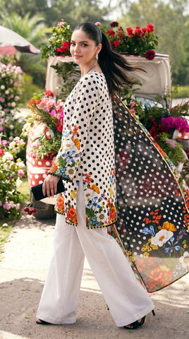 Maria B Unstitched Printed Lawn 3-Piece