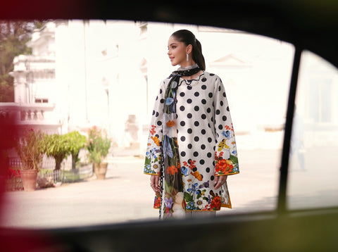 Maria B Unstitched Printed Lawn 3-Piece