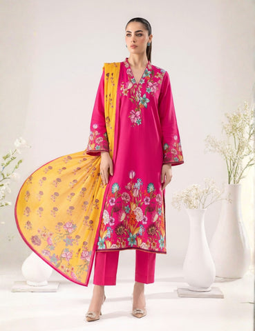 Maria B Unstitched Printed Lawn 3-Piece