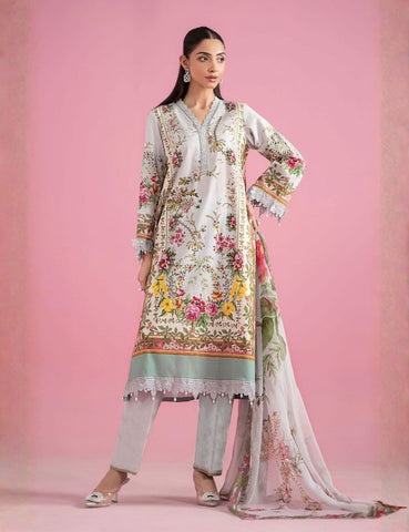 Maria B Unstitched Printed Lawn 3-Piece