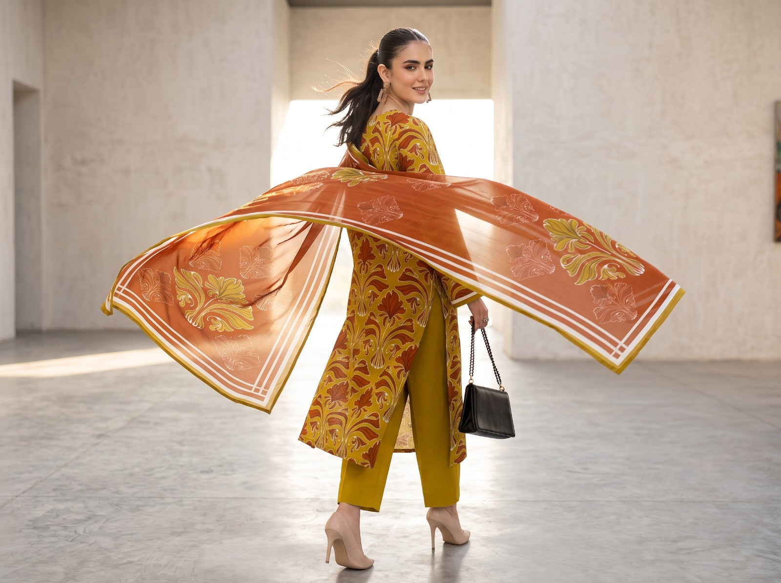Maria B Unstitched Printed Lawn 3-Piece
