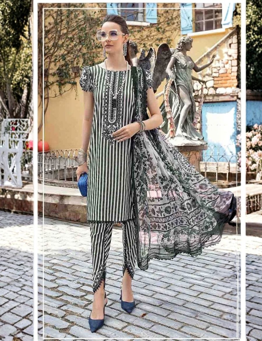 Unstitched Maria B Emb Viscose 3-Pc 1810-A