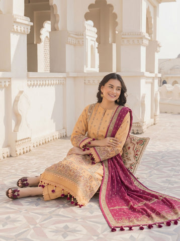 Munarq By Nisha Designer Printed Lawn 3PC V-591