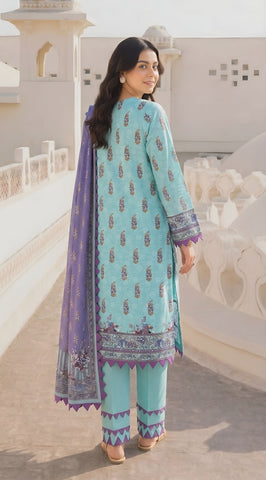 Munarq By Nisha Designer Printed Lawn 3PC V-591