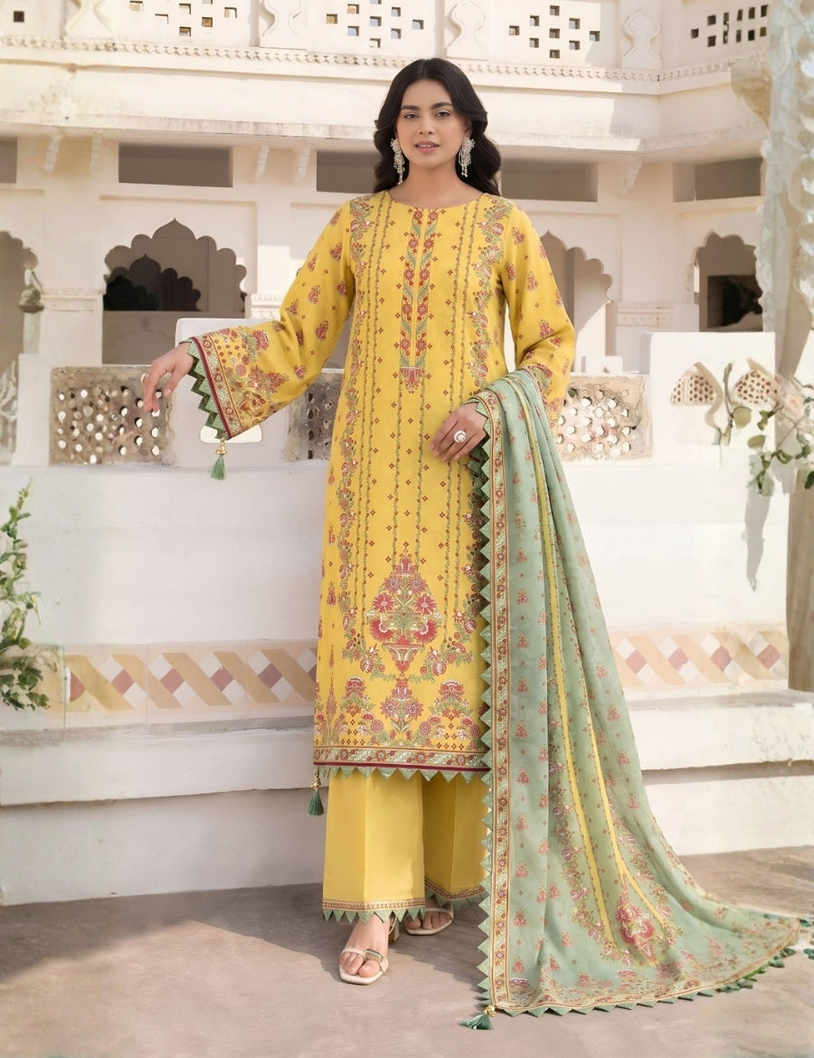 Munarq By Nisha Designer Printed Lawn 3PC V-591