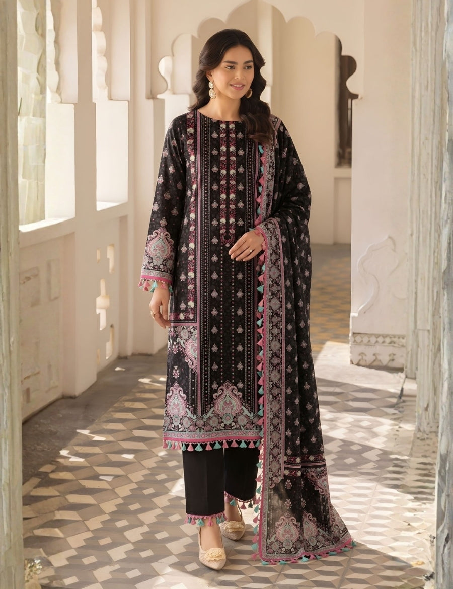 Munarq By Nisha Designer Printed Lawn 3PC V-591