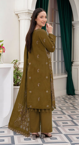 Munarq By Nisha Designer EMB Vintex Peach 26291